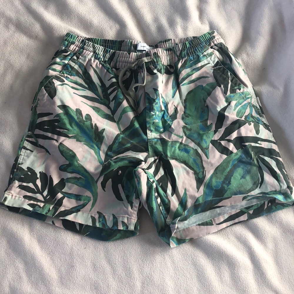 Urban Outfitters tropical drawstring shorts